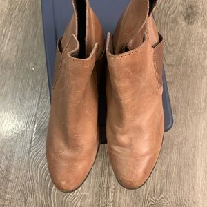 Me Too Tan Ankle Booties